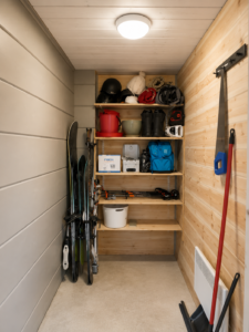 Home Warehouse Organized and Ready for Use
